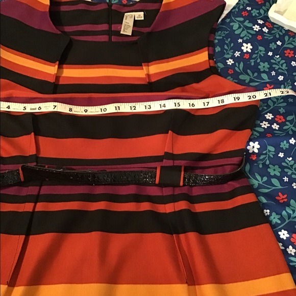 Women’s size 16 Emma Michele sleeveless dress with belt - Picture 8 of 12